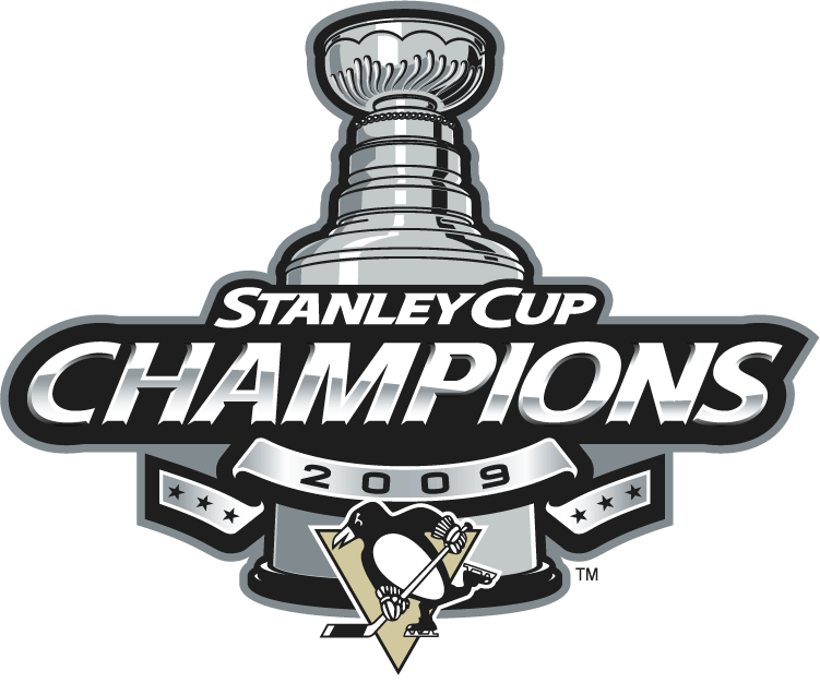 Pittsburgh Penguins 2009 Champion Logo fabric transfer